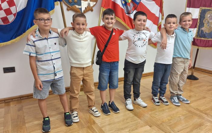 Prijem župana za učenike O&Scaron; Visoko koji su osvojili pet prvih mjesta na državnom natjecanju GlagoMatika &nbsp;