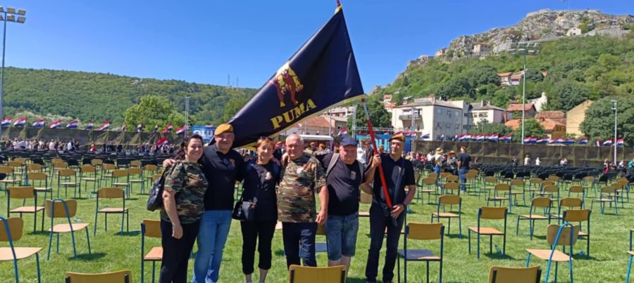 Knin-svečanost obilježavanja Dana pobjede i  domovinske zahvalnosti te Dana hrvatskih branitelja - u podizanju hrvatske zastave na tvrđavi sudjelovali i pripadnici &bdquo;Roda&ldquo; te "PUMA"      i