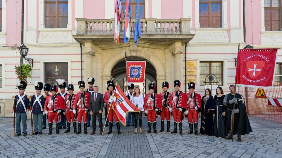 Započelo obilježavanje Dana Varaždinske županije; Husarska garda, Varaždinska građanska garda i Vitezovi Ivanovci postrojili se u čast Varaždinske županije i blagdana Male Gospe