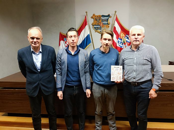 U Županijskoj palači promoviran roman &bdquo;Živi ljudi&ldquo; mladog autora Luke Vintera