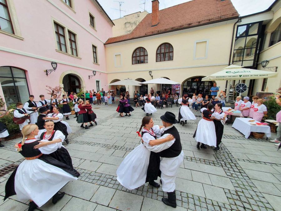 &nbsp;U atriju Županijske palače veselo i raspjevano - Kud "MAK", Udruga žena "Trnovečko srce" i Udruga žena "Cvijet" iz &Scaron;emovca predstavili općinu Trnovec Bartolovečki na &Scaron;pancirfestu