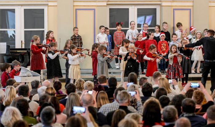 Božićni koncert učenika Glazbene &scaron;kole u Varaždinu