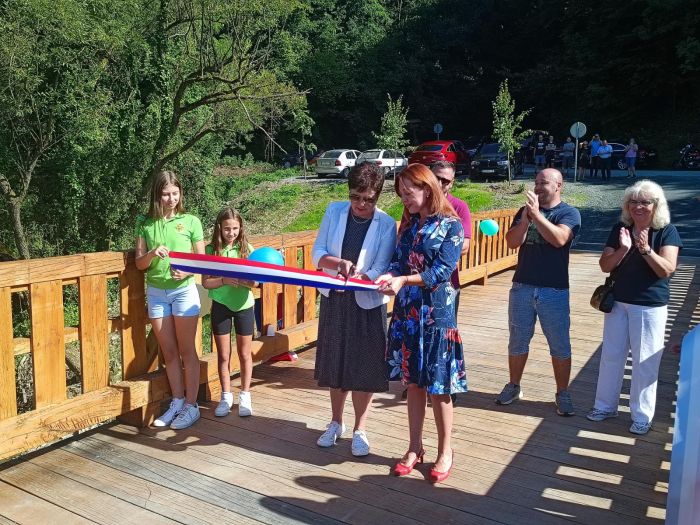U naselju Lovrentovec u Varaždinskim Toplicama  obnovljen Drveni most o&scaron;tećen u potresu, ukupne vrijednosti 422 tisuće eura
