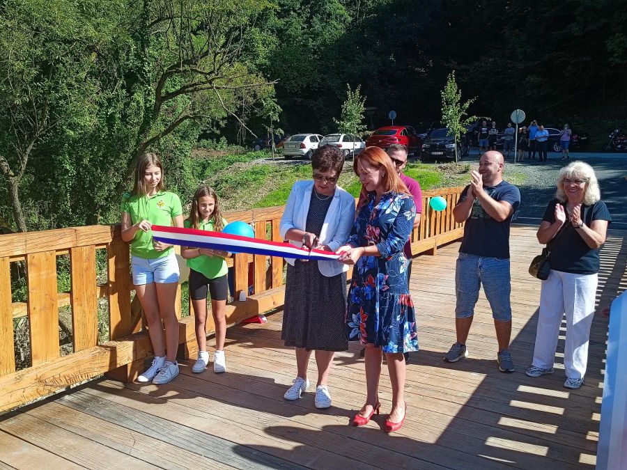 U naselju Lovrentovec u Varaždinskim Toplicama  obnovljen Drveni most o&scaron;tećen u potresu, ukupne vrijednosti 422 tisuće eura