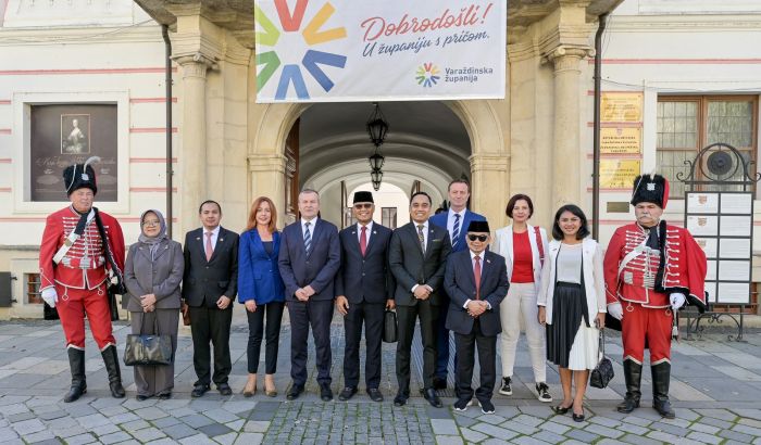 Izaslanstvo Parlamenta Indonezije u posjeti Varaždinskoj županiji i Gradu Varaždinu, župan Stričak i gradonačelnik Bosilj priredili prijem te ih upoznali s posebnostima ovoga kraja