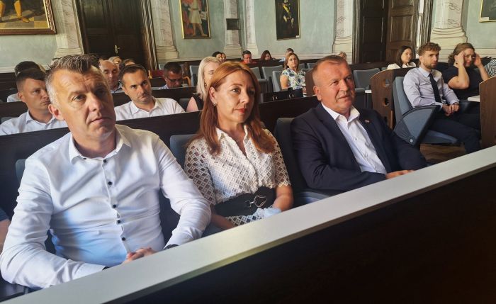 Radni sastanak župana s načelnicima i gradonačelnicima u Županijskoj palači